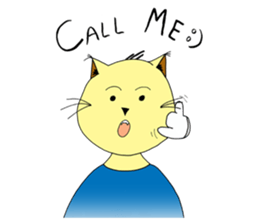 Foi Thong - The sensitive cat sticker #12456770