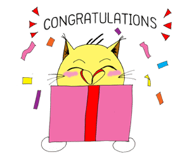 Foi Thong - The sensitive cat sticker #12456772