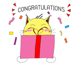 Foi Thong - The sensitive cat sticker #12456772