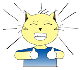 Foi Thong - The sensitive cat sticker #12456775