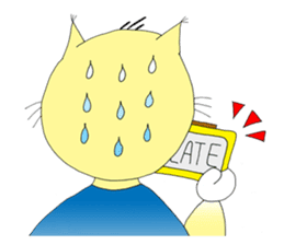 Foi Thong - The sensitive cat sticker #12456782