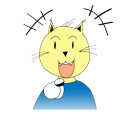 Foi Thong - The sensitive cat sticker #12456783