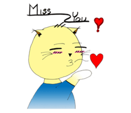 Foi Thong - The sensitive cat sticker #12456786