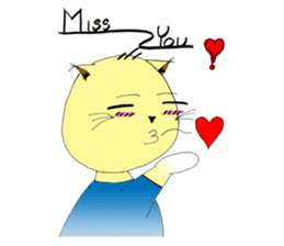 Foi Thong - The sensitive cat sticker #12456786