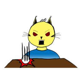 Foi Thong - The sensitive cat sticker #12456790