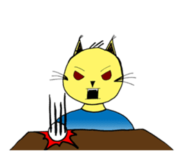 Foi Thong - The sensitive cat sticker #12456790