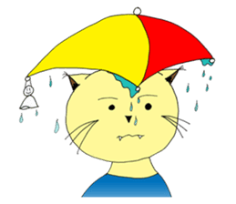 Foi Thong - The sensitive cat sticker #12456793