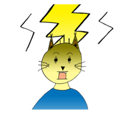 Foi Thong - The sensitive cat sticker #12456795