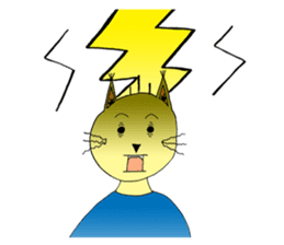 Foi Thong - The sensitive cat sticker #12456795