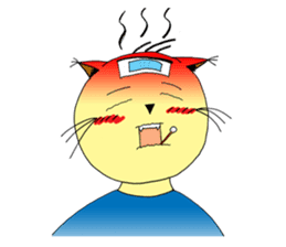 Foi Thong - The sensitive cat sticker #12456797