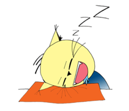 Foi Thong - The sensitive cat sticker #12456798