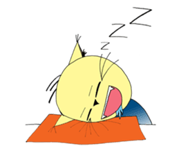 Foi Thong - The sensitive cat sticker #12456798