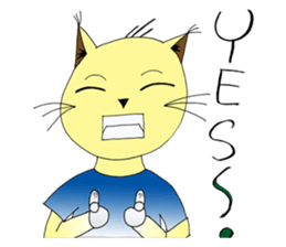 Foi Thong - The sensitive cat sticker #12456805