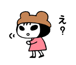 kumamimi-chan 2 sticker #12456909