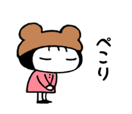 kumamimi-chan 2 sticker #12456911