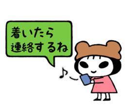 kumamimi-chan 2 sticker #12456919