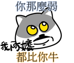 Cat-alyst 23Me-My Granny is..... sticker #12457007