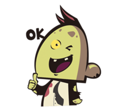 Zombu sticker #12457362