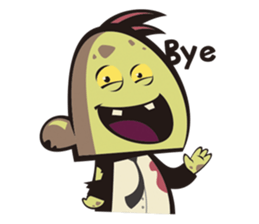 Zombu sticker #12457387