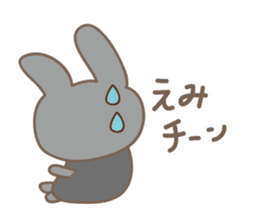 cute rabbit Sticker for Emi sticker #12457425