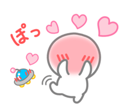 UFO and Flying humanoid sticker #12457529