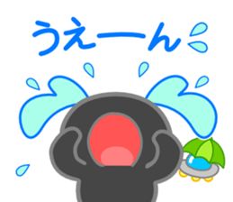 UFO and Flying humanoid sticker #12457546