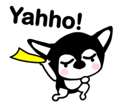 Animated Sticker Kawaii dog,Dub English! sticker #12457790