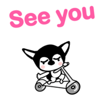 Animated Sticker Kawaii dog,Dub English! sticker #12457792