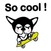 Animated Sticker Kawaii dog,Dub English! sticker #12457793