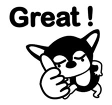 Animated Sticker Kawaii dog,Dub English! sticker #12457795