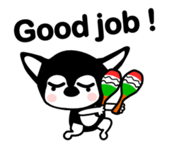 Animated Sticker Kawaii dog,Dub English! sticker #12457796