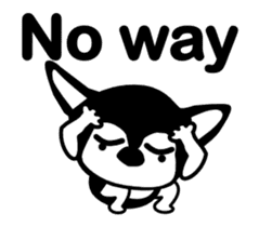 Animated Sticker Kawaii dog,Dub English! sticker #12457798