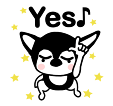 Animated Sticker Kawaii dog,Dub English! sticker #12457799