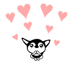 Animated Sticker Kawaii dog,Dub English! sticker #12457800