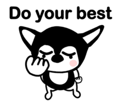 Animated Sticker Kawaii dog,Dub English! sticker #12457802