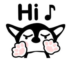 Animated Sticker Kawaii dog,Dub English! sticker #12457804