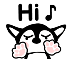 Animated Sticker Kawaii dog,Dub English! sticker #12457804