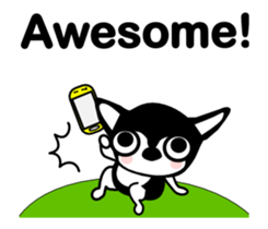 Animated Sticker Kawaii dog,Dub English! sticker #12457809