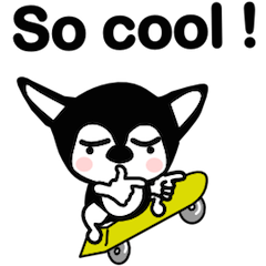 Animated Sticker Kawaii dog,Dub English!