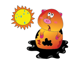 One of us: The Plump Pink, Animate Vol 3 sticker #12457817