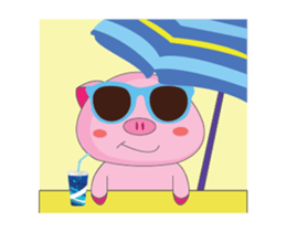 One of us: The Plump Pink, Animate Vol 3 sticker #12457823