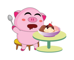 One of us: The Plump Pink, Animate Vol 3 sticker #12457825