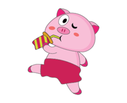 One of us: The Plump Pink, Animate Vol 3 sticker #12457826