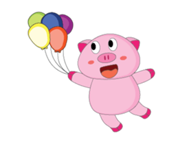 One of us: The Plump Pink, Animate Vol 3 sticker #12457828