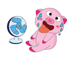 One of us: The Plump Pink, Animate Vol 3 sticker #12457829