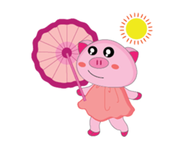 One of us: The Plump Pink, Animate Vol 3 sticker #12457833