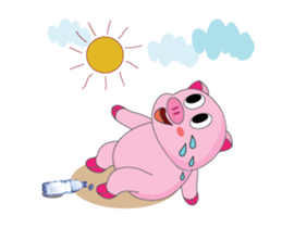 One of us: The Plump Pink, Animate Vol 3 sticker #12457836