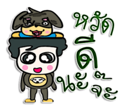 Hello!! My name is Masaru.^_^! sticker #12457878