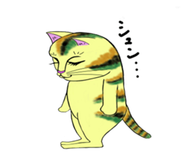 KABUKI color cat sticker #12458127