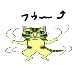 KABUKI color cat sticker #12458138